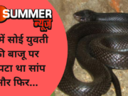 घर में सोई युवती की बाजू पर लिपटा था सांप और फिर…