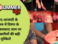 जश्न-ए-आजादी के कार्यक्रम में तिरंगा के सामने छलकाए जाम पर पदाधिकारियों की बढ़ी मुश्किलें