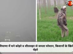 हरियाणा में घने कोहरे व शीतलहर से जनता परेशान, किसानों के खिले चेहरे