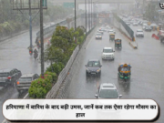 हरियाणा में बारिश के बाद बढ़ी उमस, जानें कब तक ऐसा रहेगा मौसम का हाल