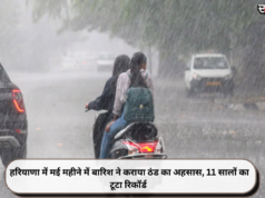 हरियाणा में मई महीने में बारिश ने कराया ठंड का अहसास, 11 सालों का टूटा रिकॉर्ड