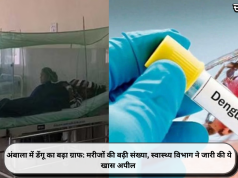 अंबाला में डेंगू का बढ़ा ग्राफ: मरीजों की बढ़ी संख्या, स्वास्थ्य विभाग ने जारी की ये खास अपील