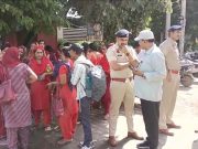 कैबिनेट मंत्री मूलचंद शर्मा के कार्यालय पर 24 घंटे का एक हज़ार आशा वर्करो का धरना प्रदर्शन
