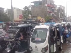 बारिश से कैथल शहर में वाहनों के पहिए रुके… सडक पर दिखा लम्बा जाम