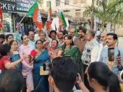 बिहार के सीएम नीतीश कुमार के विरोध में अंबाला छावनी में भाजपा ने किया विरोध प्रदर्शन