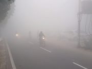 यमुनानगर कोहरे की सफेद चादर में लिपटा हुआ आया नज़र…तापमान में आई गिरावट