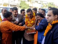 तीन राज्यों में प्रचंड जीत के बाद बीजेपी नेताओं और कार्यकर्ताओं में खुशी की लहर