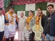 नेशनल बॉक्सिंग प्रतियोगिता में आर्यन चौधरी ने जीता गोल्ड मेडल, शहर पहुँचने पर मिला सम्मान