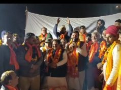 अयोध्या में पहुंचने वाले श्रद्धालुओं के लिए भंडारा लगाने के लिए कैथल से शुरू की गई यात्रा