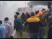 NH खनोरी-दाता सिंह वाला बॉर्डर पर किसानो और पुलिस के बीच झड़प