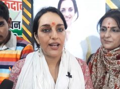 कांग्रेस की जीत पर जनता का आभार व्यक्त करने चित्रा सरवारा पहुंची अम्बाला के विभिन्न वार्डो में