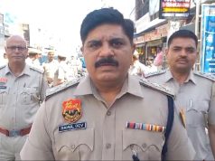 हुड*दंग बाजो पर नकेल कसने के लिए सोनीपत पुलिस ने निकाला पैदल फ्लैग मार्च
