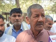 जिला रेवाड़ी में ओलावृष्टि से बर्बाद हुई 50 से 100 फीसदी गेंहूँ की फसल.. किसान परेशान