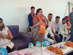 भाजपा प्रत्याशी बन्तों कटारिया उतरी चुनावी मैदान में.. की वोट अपील, विरोधियों पर भी साधा निशाना