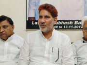 फतेहाबाद के जाखल में राज्यसभा सांसद सुभाष बराला को किसानों के विरोध का करना पड़ा सामना