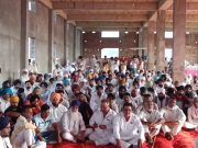 बसपा प्रत्याशी के समर्थन को लेकर गांव डाचर के गुरुद्वारा में हुई सिख समाज की अहम बैठक