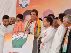 जनता का धन्यवाद करने रेवाड़ी पहुंचे कांग्रेस पार्टी से गुरुग्राम लोकसभा के प्रत्याशी रहे राज बब्बर