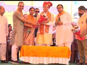 बंतो कटारिया के प्रचार के लिए अंबाला के जंडली में पहुंचे उत्तराखंड के सीएम… कांग्रेस पर बरसे