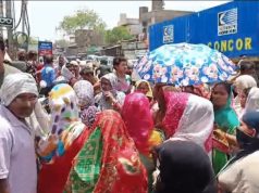 फ़रीदाबाद में भी पानी न आने की समस्या से परेशान लोग…किया रोड को जाम