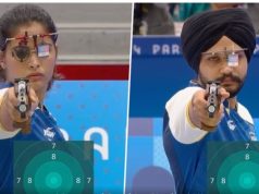 मनु भाकर और सरबजोत सिंह की जीत पर अम्बाला में जश्न…. नाच गा कर, एक दूसरे को खिलाए लड्डू