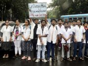 कोलकाता में डॉक्टर से रे*प और ह*त्या के मामले में यमुनानगर में निकाला कैंडल मार्च