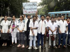 कोलकाता में डॉक्टर से रे*प और ह*त्या के मामले में यमुनानगर में निकाला कैंडल मार्च