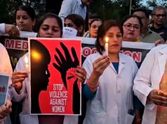 चिकित्सकों ने निकाला कैंडल मार्च… अपराधी को गिरफ्तार कर फांसी देने की मांग