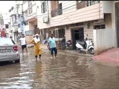 अंबाला में देर रात हुई मूसलाधार बारिश से लोगों का जीवन अस्त व्यस्त