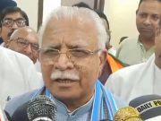 केंद्रीय मंत्री मनोहर लाल पहुंचे भाजपा कार्यालय कार्यकर्ताओं से की मुलाकात की