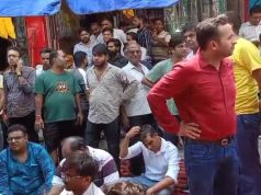 बल्लभगढ़ बाजार के व्यापारी धरने पर बैठे…चुनाव का बहिष्कार करने की दी नसीहत