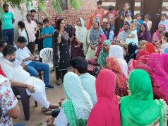अम्बाला के नन्योला में 50 से अधिक महिलाएं भाजपा में हुई शामिल