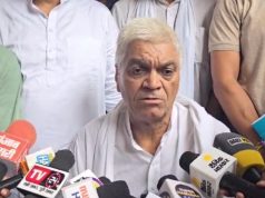 कांग्रेस प्रत्याशी पूर्व विधायक रघुवीर सिंह तेवतिया ने किया चुनाव प्रचार