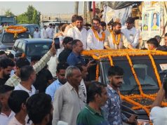लालु प्रसाद यादव के बेटे तेजप्रताप ने चिरंजीव राव के प्रचार में झोंकी ताक़त,भाजपा पर किया ज़ुबानी ह.मला