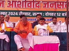 मध्यप्रदेश के सीएम ने भाजपा प्रत्याशी घनश्याम सर्राफ के लिए किया प्रचार..