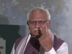 करनाल में सभी विधानसभा सीटों पर वोटिंग शुरू.. मनोहर लाल खट्टर पहुंचे वोट डालने…लोगों से की अपील
