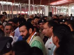 कार्यवाहक सीएम नायब सिंह ने वरिष्ठ अधिकारियों के साथ शपथ स्थल का किया मुआयना