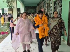 विश्व चैंपियनशिप में 4 ब्रॉन्ज पदक विजेता रिया सहारण का हुआ सम्मान