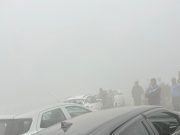 हिसार के गैबीपुर के पास धुंध के चलते पांच वाहन भिड़े..पुलिस मौके पर पहुची