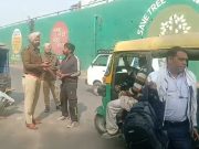 रॉन्ग पार्किंग मे खड़े वाहनो के अम्बाला पुलिस ने काटे चालान… हरियाणा रोडवेज की बस भी शामिल