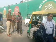 रॉन्ग पार्किंग मे खड़े वाहनो के अम्बाला पुलिस ने काटे चालान… हरियाणा रोडवेज की बस भी शामिल