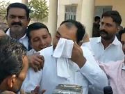 हरियाणा में कुर्सी बचने पर रो पड़े चेयरमैन सूरजभान बुमराह…विधानसभा चुनाव में छोड़ी थी BJP