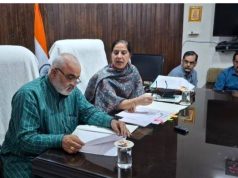 विधायक जगमोहन आनंद ने स्वास्थ्य विभाग के अधिकारियों के साथ की बैठक