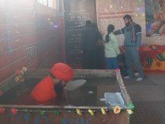 सिरसा में अन्तर्यामी बाबा..बर्फ और ठंडे पानी में बैठकर घंटों तक करते है तपस्या