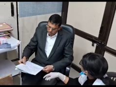 LNJP अस्पताल के प्रस्तुति विभाग में CMO ने किया निरीक्षण..खामियां मिलने पर स्टाफ को लगाई फटकार
