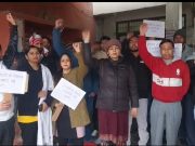 पलवल नगर परिषद कर्मी हड़ताल पर….पार्षदों पर दुर्व्यवहार का आरोप