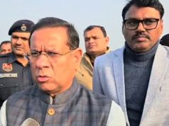मंत्री राजेश नागर ने अधिकारियों के संग मंझावली पुल के निर्माण का किया निरीक्षण