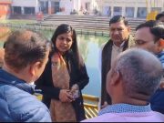 डीसी नेहा सिंह अंतर्राष्ट्रीय सरस्वती महोत्सव की तैयारी को लेकर सरस्वती तीर्थ का लिया जायजा