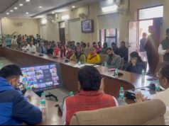 अवैध रूप से लगने वाली दुकानों को लेकर नगर निगम अधिकारियों को दी शिकायत