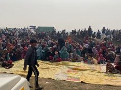 नौ गांवों के किसानों ने प्रशासन की वादा खिलाफी के बाद आइएमटी में काम रोकने का किया ऐलान