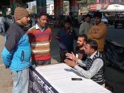 अम्बाला में अग्निवीर भर्ती में आए युवाओं के लिए लगाया गया सहायता केंद्र